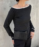 tシャツ オフショルフリースボーダー/ZOZO...の詳細画像5