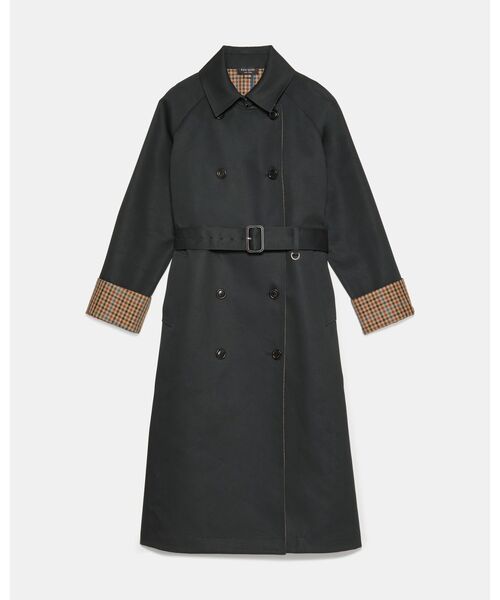 kate spade NEW YORK チェック ウールコート ミドル丈 kate spade NEW YORK（ケイト・スペード ニューヨーク） トレンチ