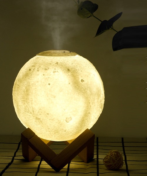 人気の贈り物が 家電 月の加湿器ライト
