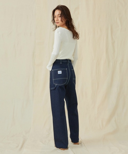 ワイドパンツ ジーンズ デニム デニムパンツ レディースの画像