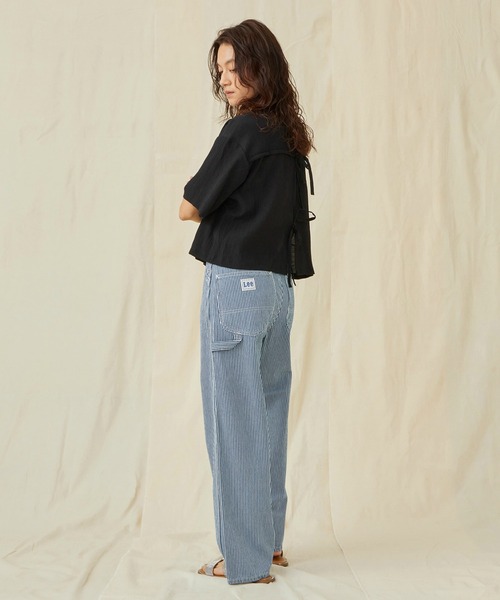 ワイドパンツ ジーンズ デニム デニムパンツ レディースの画像