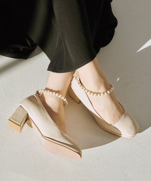 パンプス アンクルパール リボンパンプス Zozotown Paypayモール店 通販 Paypayモール