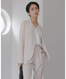 ICB ジャケット ノーカラージャケット 「新色追加・防シワ・速乾