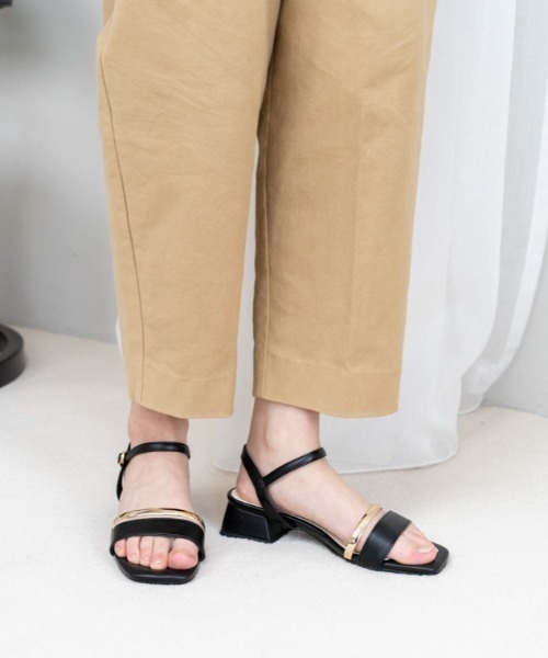 Launa lea サンダル 「25春夏新色登場」ゴールドラインスクエア