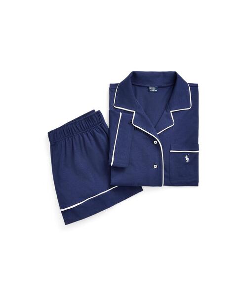 夏快適【POLO Ralph Lauren】半袖ジャージーパジャマ 上下セット POLO RALPH LAUREN パジャマ ルームウェア ショートスリーブ