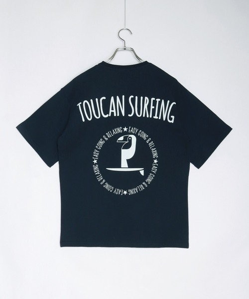 Toucan Surfing tシャツ ToucanSurfing 半袖surfTシャツ メンズ