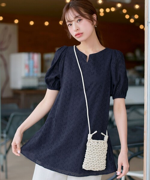 【25SS】ELISABETTA FRANCHI チュールバスク付き クレープパンツ Elisabetta Franchi tulle jumpsuit with belt for women