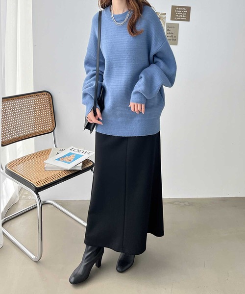 GeeRA（ジーラ） ニット セーター リバーシブル配色プルオーバー