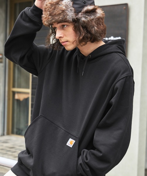 Carhartt ブラック パーカー S ルーズフィット Carhartt（カーハート） パーカー Carhartt /ルーズフィットミッド