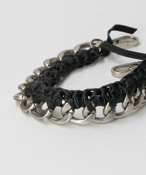 ajew Tie chain ショルダー ストラップ　ブラック 紐のみ】 Tie chain shoulder / black (発送はご注文から3営業日