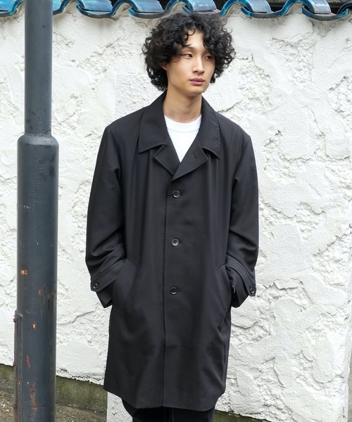 blueling【EDWARD'S】ロングステンカラーコート 黒 XL blueling様専用【EDWARD'S】ロングステンカラーコート 黒 XL