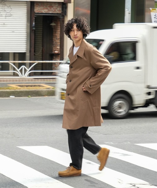 ステンカラーコート ロングコート Bluestandard Blue Standard ステンカラーコート コート 「BLUE STANDARD