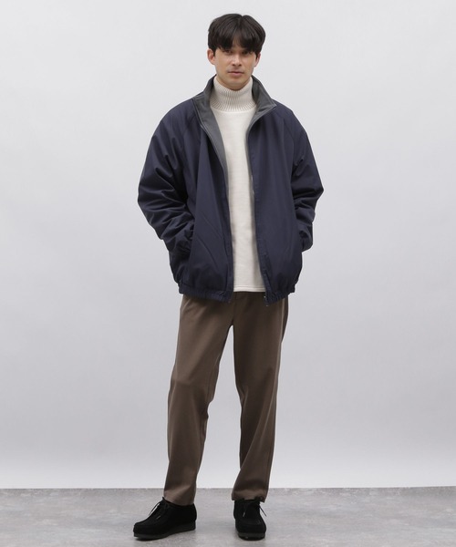 POLO JEANS CO. / ダウンジャケット/リバーシブル/スタンドカラー/ブラック/グレー/L LAKOLE（ラコレ） ブルゾン アウター リバーシブルスタンドブルゾン