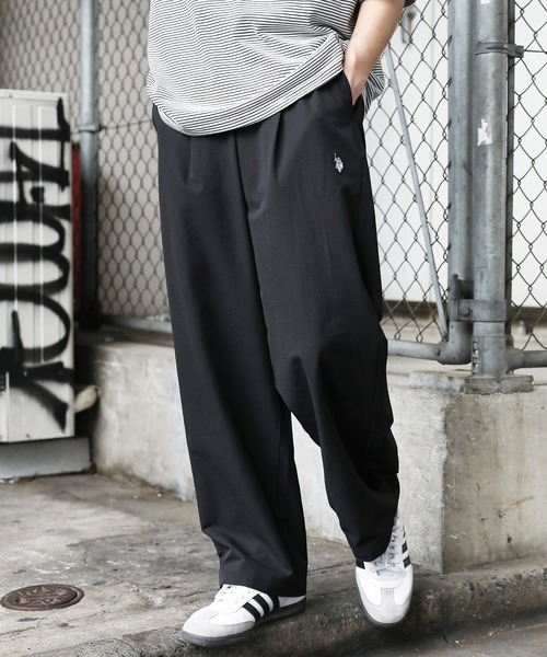 U.S. POLO ASSN.（ユーエスポロアッスン） チノパン 別注 ロゴ刺繍