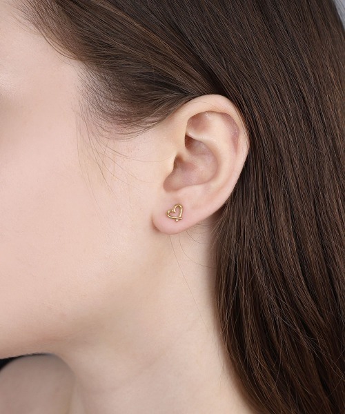 CEMO NEMO（セモネモ） ピアス 「金属アレルギー対応」 オープンハート