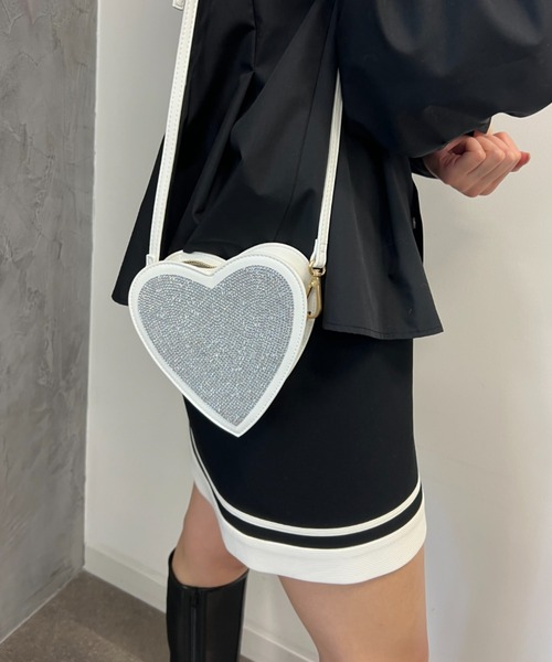 EIMY ISTOIRE（エイミーイストワール） ショルダーバッグ バッグ heart 