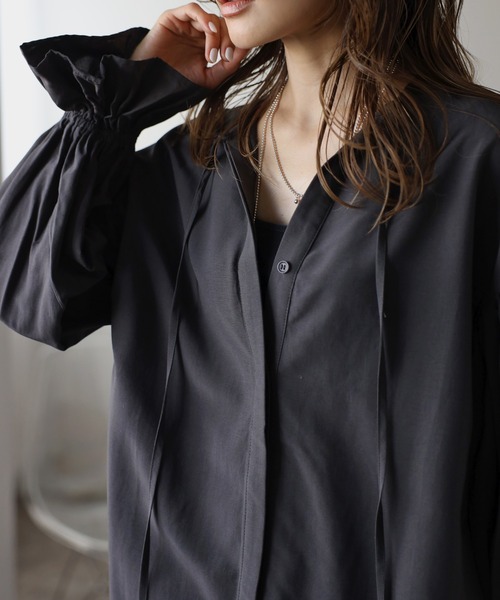 Bonjour Sagan(ボンジュールサガン) ブラウス シャツ 前後2WAY袖 Bonjour Sagan(ボンジュールサガン) ブラウス シャツ 前後2WAY袖