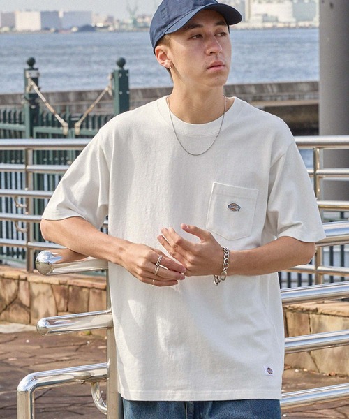 Dickies（ディッキーズ） tシャツ ヴィンテージ加工 ワンポイントロゴ 
