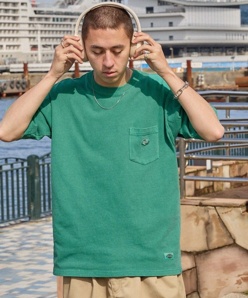 Dickies（ディッキーズ） tシャツ ヴィンテージ加工 ワンポイントロゴ 