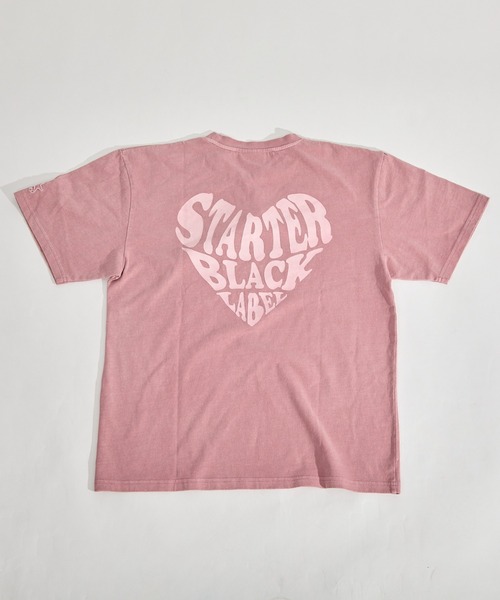 ハートTシャツ STARTER tシャツ ハートロゴ ピグメントTシャツ / レディース