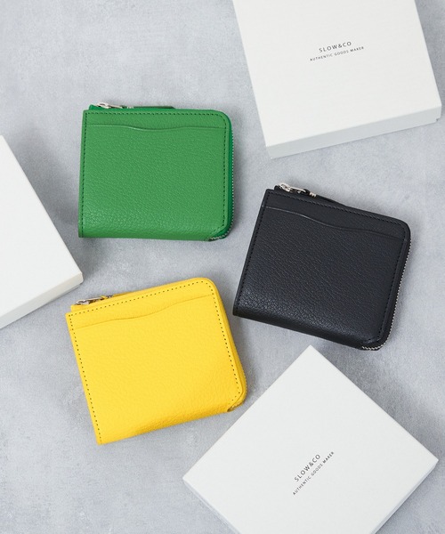 SLOW 財布 スロウ / goat mini L zip wallet ゴートレザー