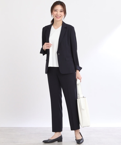 2024リフレクト　サマースーツ　セットアップ　ウォッシャブル　UVカット Reflect｜【夏SALE/フォーマル/洗える/セットアップ可】ノー