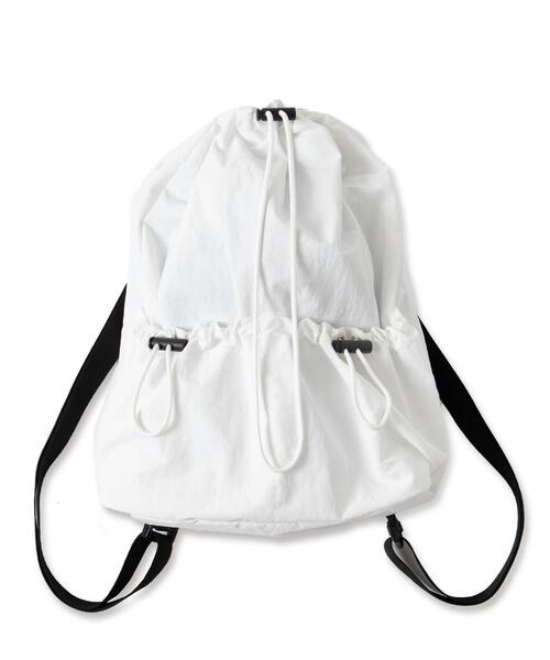 BOYNEXTDOOR WEGO 2WAY ナップサック ホワイト WEGO（ウィゴー） デイバック リュック WEGO/2wayナップサック