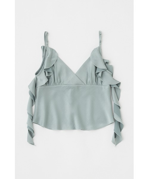 MOUSSY（マウジー） キャミソール FRILL STRAP SATIN キャミソール