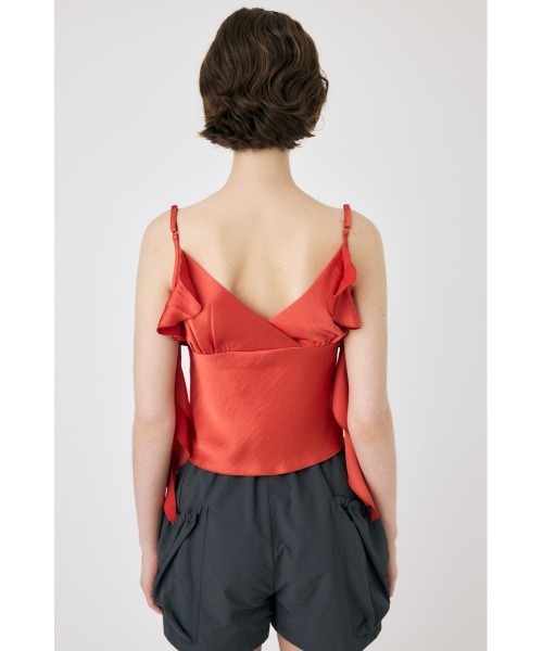 MOUSSY（マウジー） キャミソール FRILL STRAP SATIN キャミソール