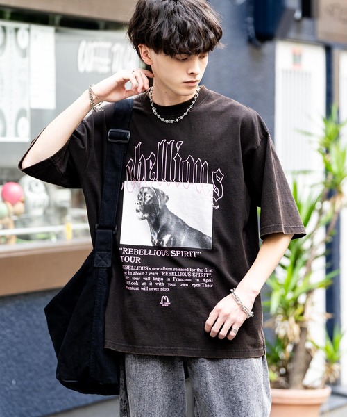 Rocky Monroe（ロッキーモンロー） tシャツ オーバーサイズピグメント