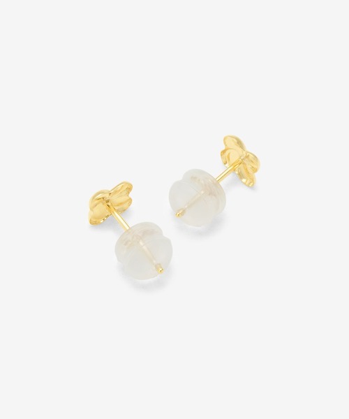 ESTELLE（エステール） ピアス K18 イエローゴールド フラワー ピアス