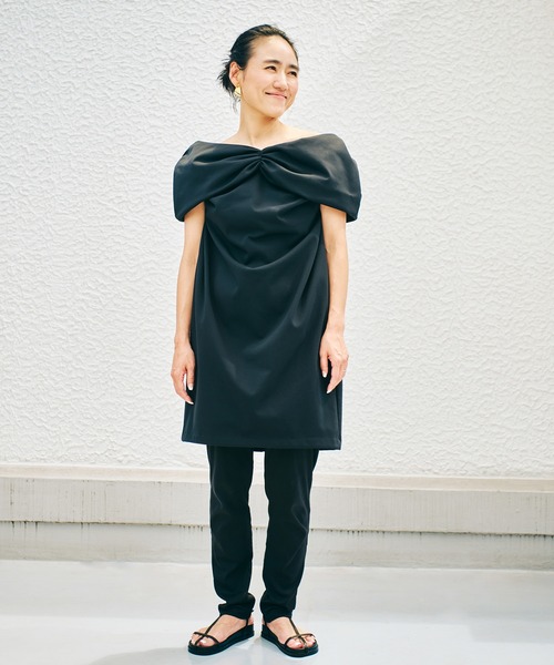 tシャツ 「A-GIRL'S×ROPE' BY AYA KANEKO」Vスウェットチュニック「メディア掲載」 レディース
