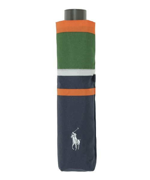【日本製】POLO RALPH LAUREN 折りたたみ傘 マルチボーダー POLO RALPH LAUREN 折りたたみ傘 ”マルチボーダー レディース