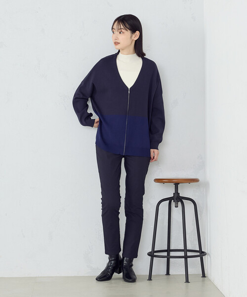 パンツ 「美しいベーシックパンツ」 裏起毛ハイテンションパンツ