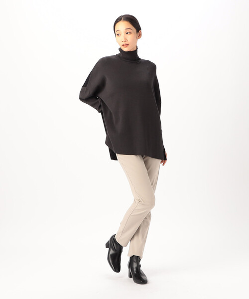 パンツ 「美しいベーシックパンツ」 裏起毛ハイテンションパンツ