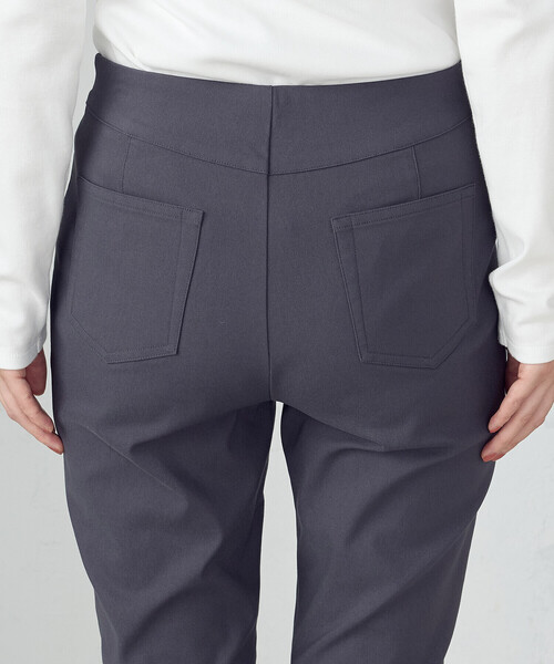 パンツ 「美しいベーシックパンツ」裏起毛ハイテンションパンツ
