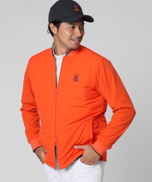 サイコバニー ストレッチタフタ ジャケット ブルゾン ゴルフ Psycho Bunny ブルゾン アウター 「GOLF」ストレッチタフタ