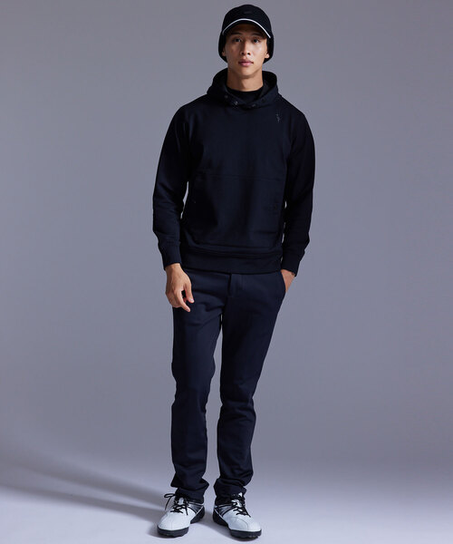 JUN & ROPE 【NOIR】ストレッチ裏フリース パンツ/保温・防風 JUN&ROPÉ