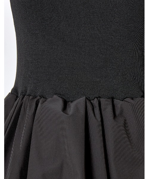 AVENCHUMU ワンピース Back ribbon knit balloon one piece : ZOZOTOWN