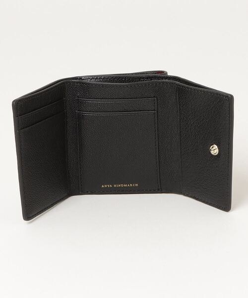 アニヤ　三つ折り財布　Mini Trifold Eyes in Capra Eyes ミニ・トライフォールド・ウォレット | Anya Hindmarch JP