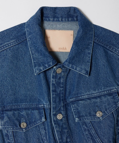 ベスト ジレ 「soduk」wave denim vest レディース : ZOZOTOWN Yahoo