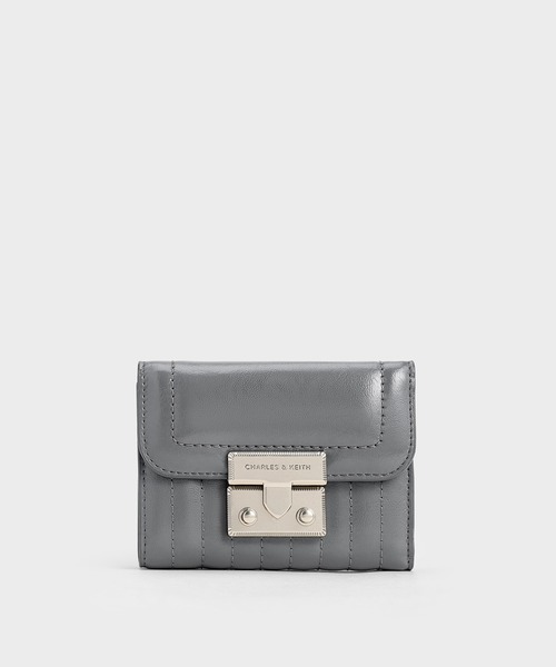 CHARLES & KEITH◆Donna クリンクルエフェクトウォレット/送料込 CHARLES & KEITH◇Donna クリンクルエフェクトウォレット/送料込