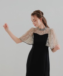 Dorry Doll ドレス ボリュームフレアスリーブマーメイドドレス