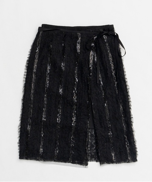 MAISON SPECIAL（メゾンスペシャル） スカート Multi Fabric Glitter