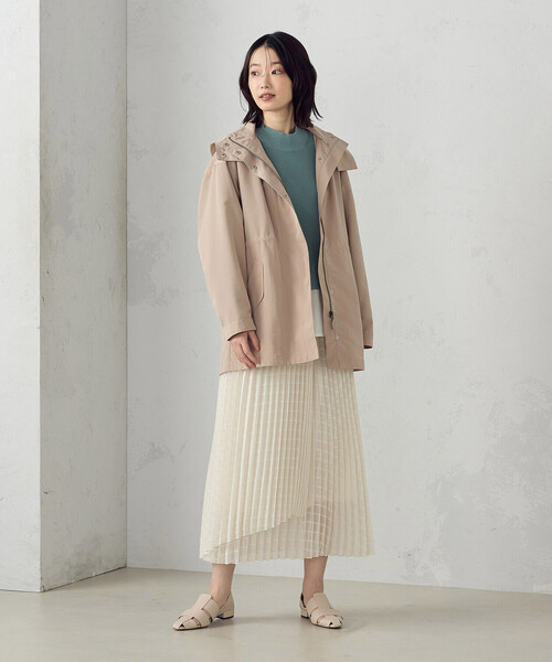 COMME CA ISM（コムサイズム） スカート 入学式 シアーチェック ラップ