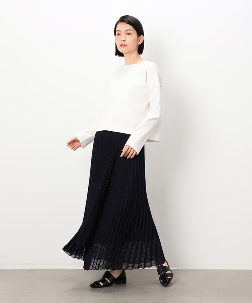 COMME CA ISM（コムサイズム） ロング スカート 入学式 シアーチェック