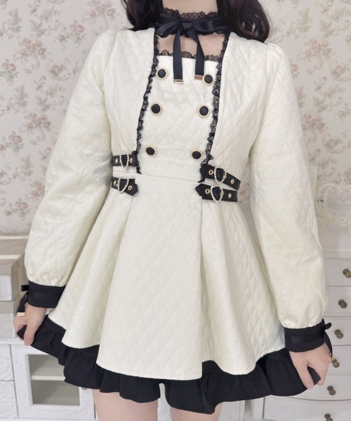 ROJITA（ロジータ） セットアップ チョーカーリボンダブルボタン