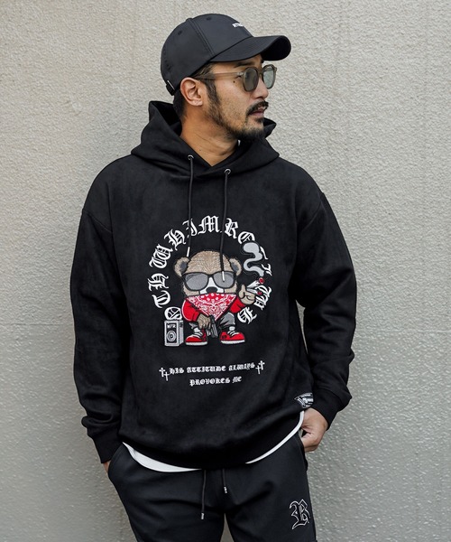 adamsJUGGLER（アダムスジャグラー） パーカー スモーカーベアー