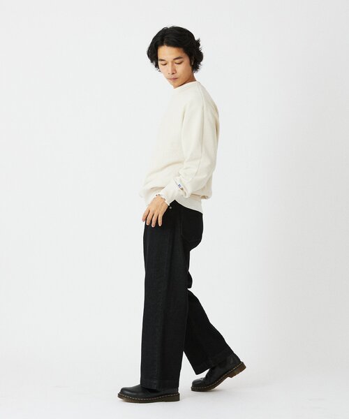 リバーシブルで楽しめる\tHermes\treversible sport スウェット Russell Athletic トレーナー スウェット RUSSELL ATHLETIC
