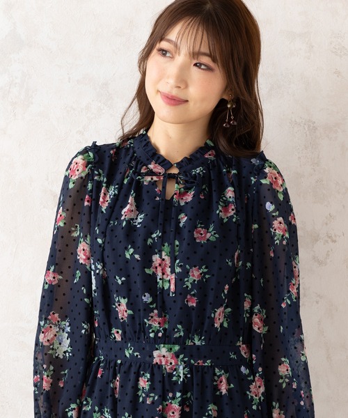 【カモミール】ローズティアラ　25ss クラシカルローズワンピース Rose Tiara（ローズティアラ） ワンピース クラシカルローズワンピース